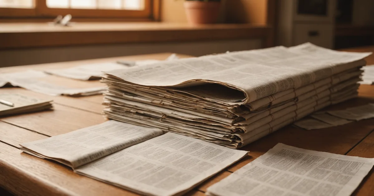 Sports newspaper archive from 2025 with review notes